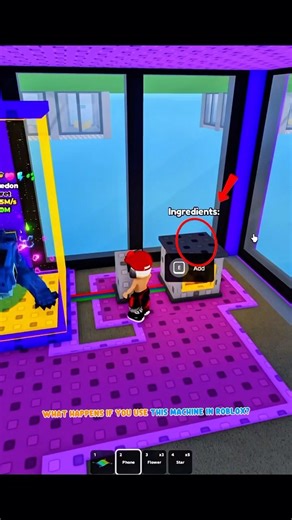 What Happens If You Use This Machine in Roblox? #shorts