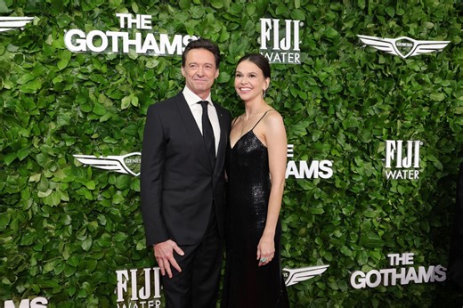 Hugh Jackman and Sutton Foster heat up Costa Rica with New Year beach PDA