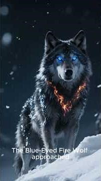 Legend of the Blue Eyed Fire Wolf #nature #fantasy #enchanted