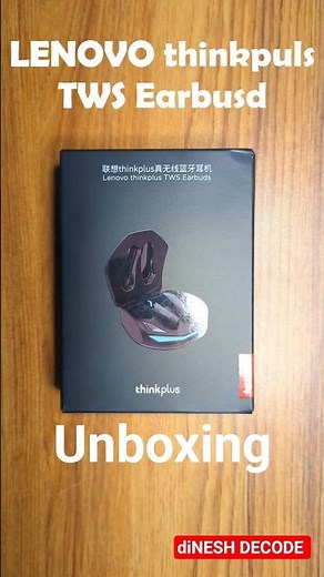 Lenovo Thinkplus Earbuds 🔥 Unboxing & First Look #lenovo #unboxing #stopmotion