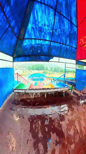 Reverse Water Slide POV Experience at Water Park