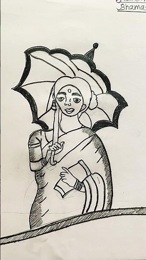 beautiful woman drawing #art #artist #trending