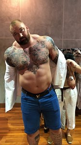983K views · 5.3K reactions | Me testing "slim fit" like it’s a full-body workout  | Hafþór Júlíus Björnsson - The Mountain | Facebook