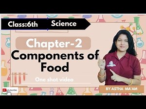 Ch-2 | Component of Food | Class 6th |Science | By Astha ma'am | EduGrown Juniors