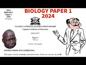UNEB Biology Sample Paper 2024 Uploaded .
