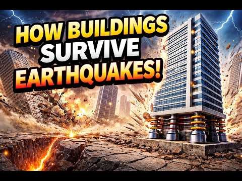 How Buildings Survive Earthquakes 🌍 | Earthquake-Resistant Design Explained