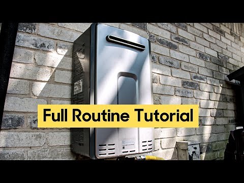 Tankless Water Heater - Annual Maintenance Routine