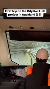 Fantastic to ride the first train on Auckland’s City Rail Link – a game-changing project started and soon to be completed by National. It will double rail capacity and deliver faster, more frequent, and more reliable services for Aucklanders! 🚊 #NZ #NewZealand #Auckland #train #trains | Simeon Brown MP