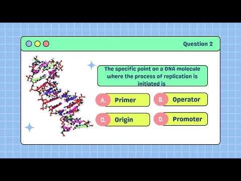 Molecular Biology Master Quiz | For School, College & CSIR-NET / GATE