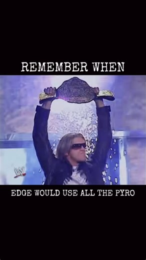 RememberWhenWWE on Instagram: "Edge’s iconic WWE entrance, highlighted by explosive pyro perfectly captured his larger-than-life presence as the Ultimate Opportunist, instantly electrifying the arena and signaling that chaos and intensity were about to follow. #wwe #wweuniverse #wrestling #wrestlingnews #wwenetwork"