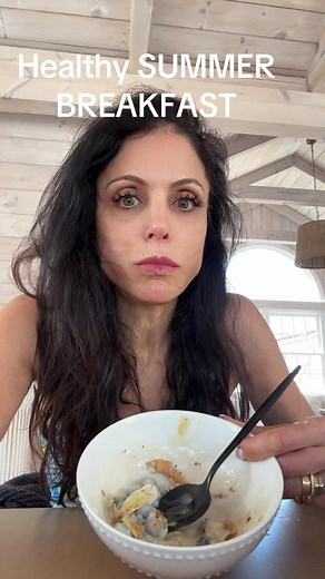 Delicious Healthy Breakfast with Blueberry Salt