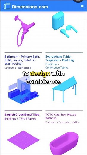 A Library of Dimensioned Drawings, Figures and Objects | Dimensions.Com