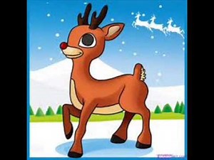Rudolph the Red Nosed Reindeer" Gene Autry w/ Lyrics