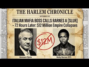 1973: Italian Mafia Boss Called Nicky Barnes a [Slur] — 72 Hours Later He Lost Everything