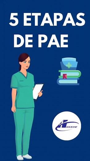 5 Etapas de PAE: Valoración, Diagnóstico, Planificación, Ejecución, y Prevención