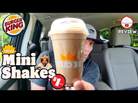 Burger King® Mini Shakes Review! 🍔👑🍦🍫 | $1 MINI SHAKES! | CHOCOLATE