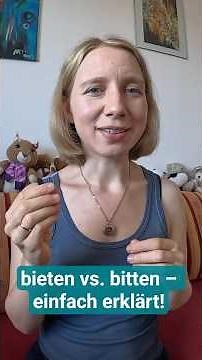 bieten vs. bitten – einfach erklärt!