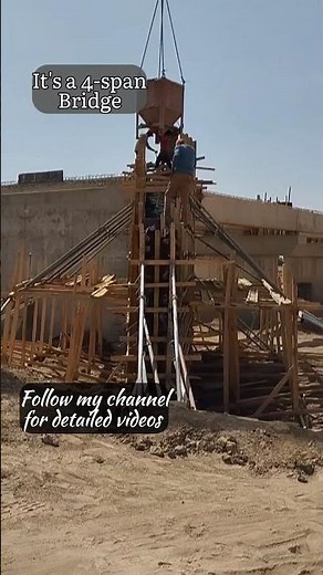 Concreting Wing Wall of Abutment | Bridge Construction