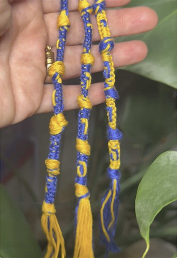 Tzitzit Patterns: Creative Blue String Art Tutorial