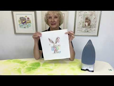 How to wash and frame your finished cross stitch by Bothy Threads