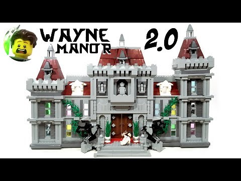 Custom LEGO Wayne Manor Build from Joker Manor set 70922