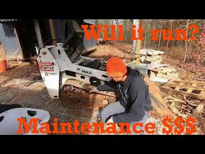 Fixing a mini skidsteer (bobcat MT52)