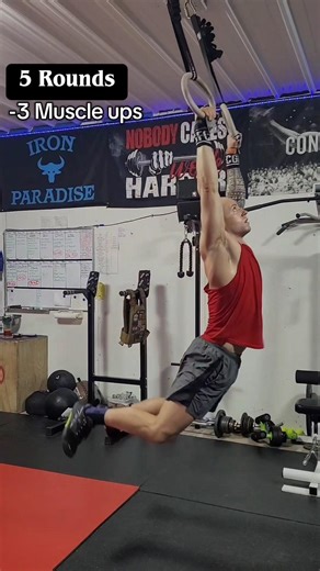 5 round workout #crossfit #wod #workout #fitness #weightlifting #training #fitnessmotivation #gym