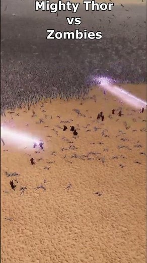20 MIGHTY THOR vs 1,000,000 ZOMBIES | Ultimate Epic Battle Simulator 2 UEBS 2