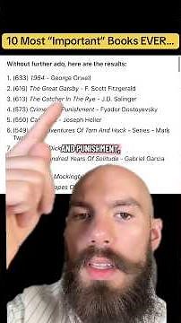 Top 10 Most Important Books Of All Time… According To Reddit