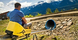 The Revelstoke pipe mountain coaster opens tomorrow