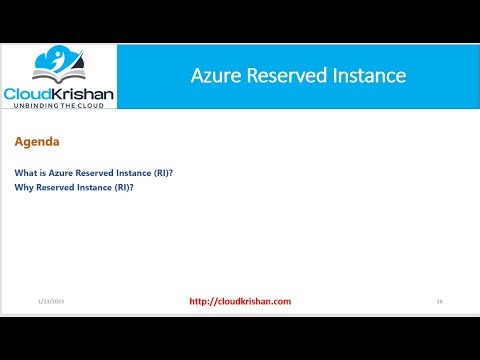 Azure Reserved Instance (RI)