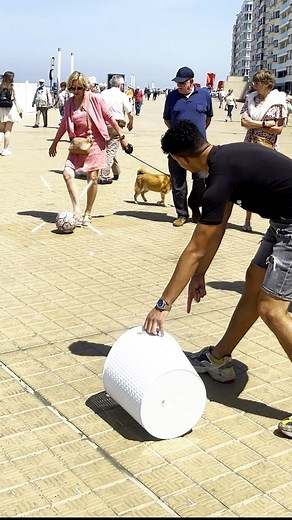 40K views · 82 reactions | Football in bucket challenge! 藍 #viral #fbreels #funny #football | Who Cares? | Facebook