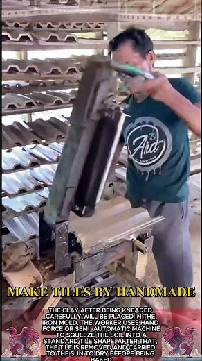 How to make traditional tiles || Tile mold