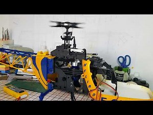 Hirobo Lama with Electric Conversion First Spool Up