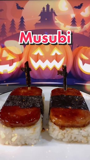 Delicious SPAM® Musubi Recipe for Halloween Treats