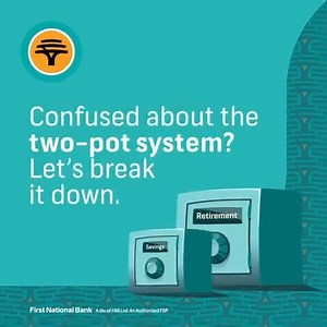 7.1K views · 149 reactions | The two-pot system makes a small portion of savings available before retirement and the rest is secured for your future. ​ Find out more about how it impacts you: https://youtu.be/2a_rSy47dMc | FNB | Facebook