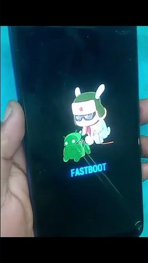 (long video link in description) Redmi note 7 displays fastboot mode
