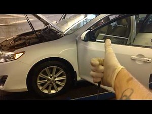 2012 Toyota Camry Rust Check Access Hole Placement