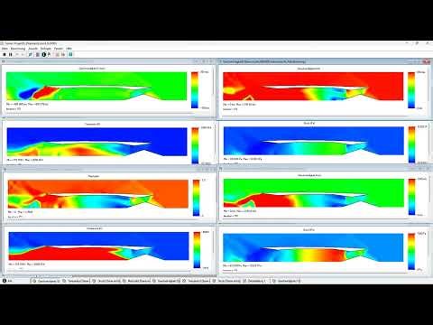 SolidWorks Flow Simulation Basic Ramjet Testcase Start And Stall Timelapse
