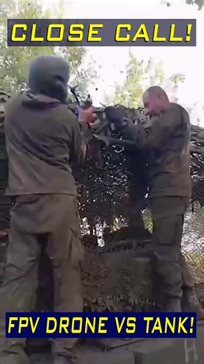 CLOSE CALL FPV Drone Stuck on Russian T-72B Tank!-001 | Barb Hunt