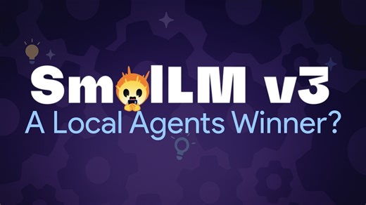 【双语】💥SmolLMv3震撼登场！30亿参数小型化推理革命+工具使用突破🔴