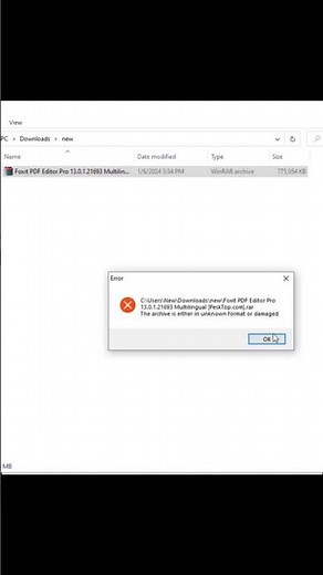New Method to open The archive is either in unknown format or damaged #techchampionsupport