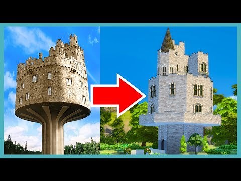 Building a Castle Tower in The Sims 4 with Deligracy (Sims 4 Build)