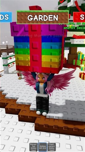 OMG ich habe gerade 3 RAINBOW gifts bekommen 🌈 #roblox #growagarden