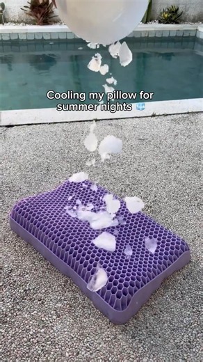 The coldest pillow 🫶🏻 #sleepbetter #usashopping