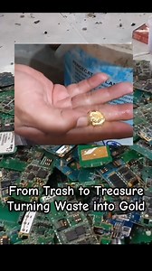 1.3M views · 10K reactions | Turning Electronic Waste into Gold Extraction Process from PCBs #Trending #gold #business #satisfying #fyp | Royal Smith | Facebook