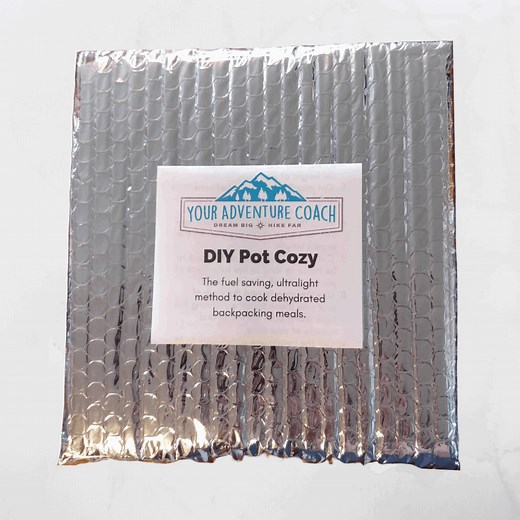 Easy DIY Backpacking Pot Cozy