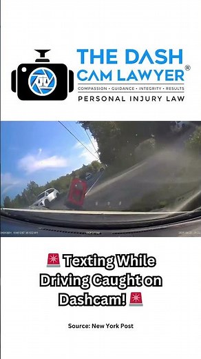 🚨 Texting While Driving Caught on Dashcam! 🚨