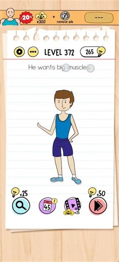 Brain Test Level 372 Solution & Walkthrough | Tricky Puzzles (Android & iOS Shorts)