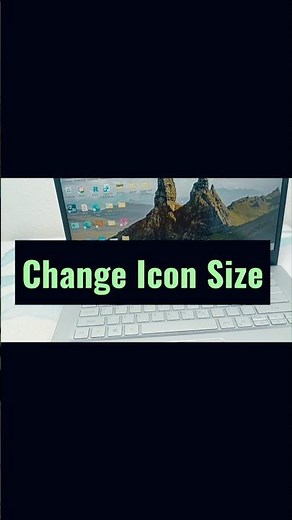 "How to Change Desktop Icon Size in Windows | Quick & Easy!"